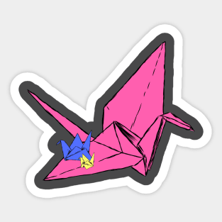 Cranes Sticker